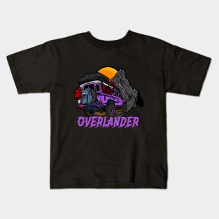 Land Cruiser Adventure Seeker - Purple Kids T-Shirt